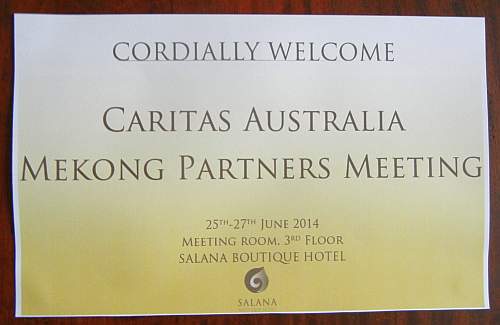 Caritas Australia sign